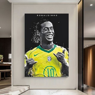 Quadro Decorativo Ronaldinho 20x30,50x30,60x40,60x80,70x90