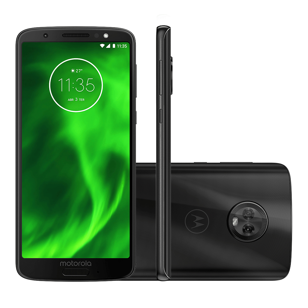 Smartphone Motorola Moto G6 XT1925-3, 64GB, Android, Dual Chip, Octa Core 1.8 GHz, Câmera traseira Dual 12 + 5 MP e Frontal - Exposição