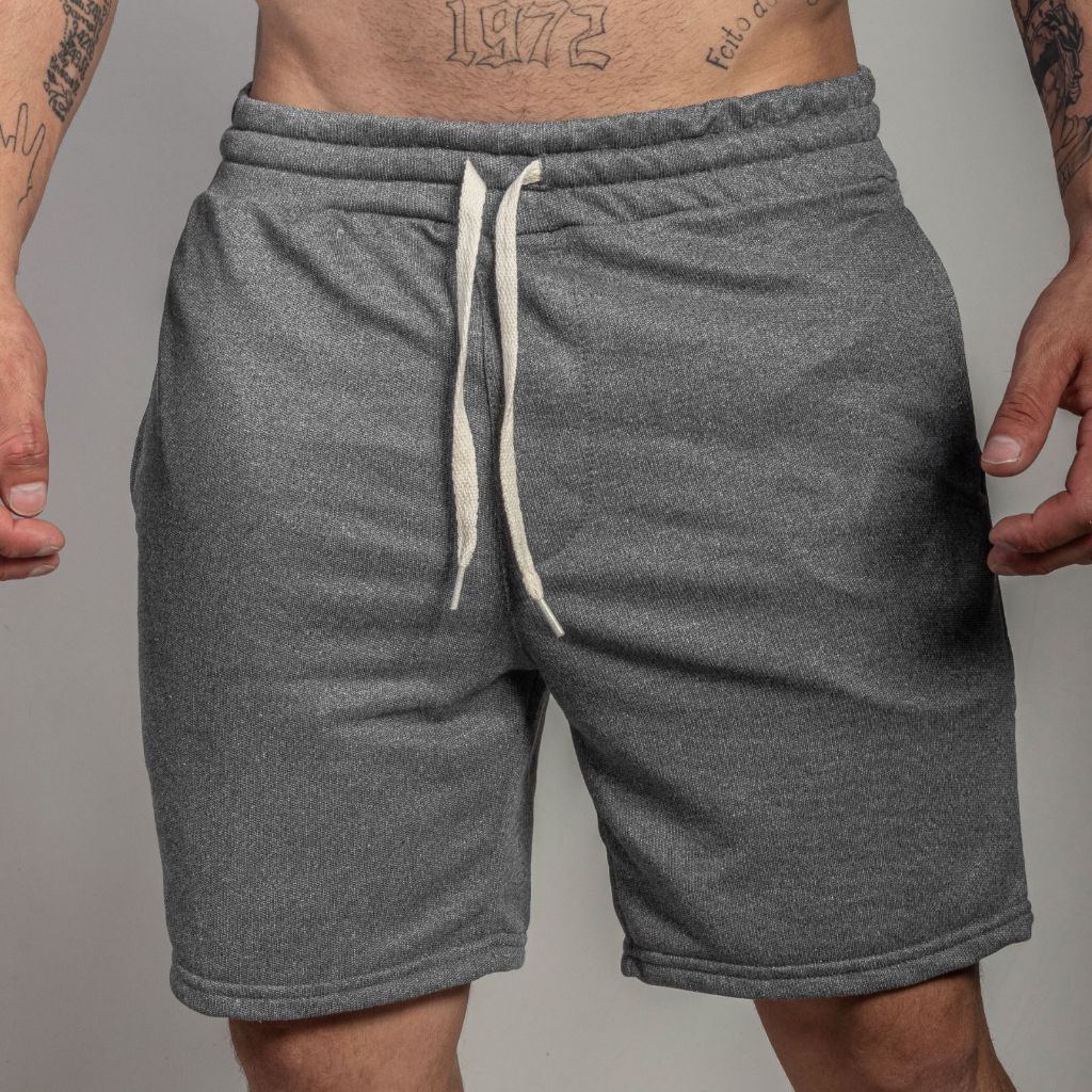 Bermuda Moletom Esporte Com Bolso E Cordão Short   Conforto Garantido