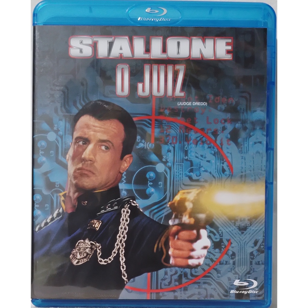 Blu-ray O Juiz - RARIDADE ABSOLUTA - Com Sylvester Stallone - Leg PT-BR