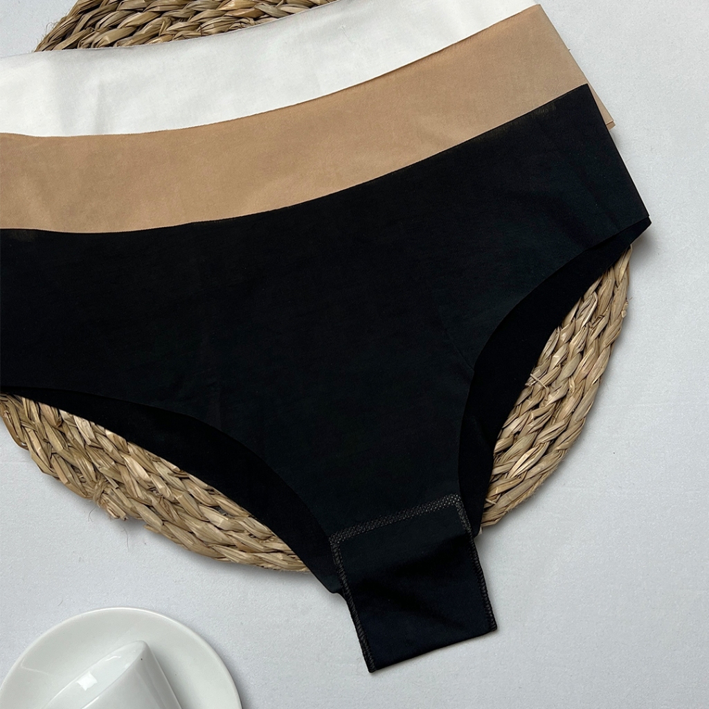 Kit 10 Calcinhas Sem Costura Corte a Laser Não Marca Tanga Conforto Microfibra Lingerie Feminina