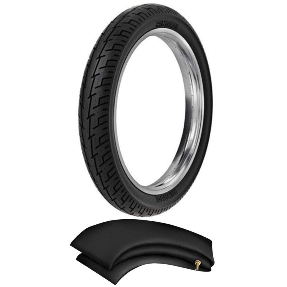 Kit Pneu  Honda Cg Titan 100/90-18 Bs32 Rinaldi + Camara