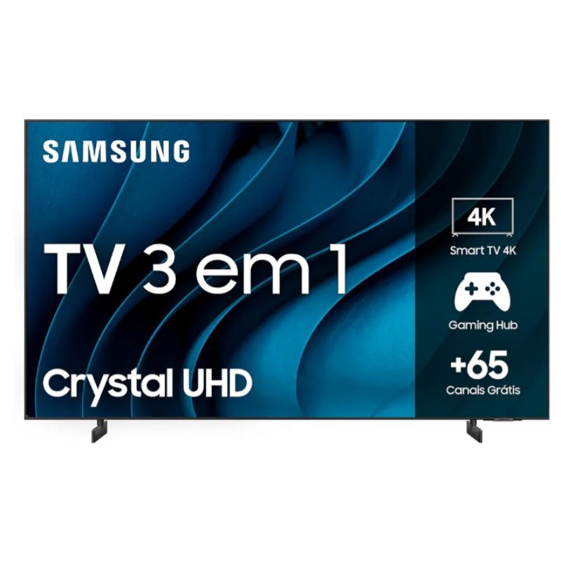 Samsung Smart TV Crystal 55" 4K UHD CU8000 - Alexa built in, Samsung Gaming Hub, Painel Dynamic Crystal Color