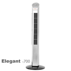 VENTILADOR DE TORRE SPIRIT MAXXIMOS ELEGANT TS700 PRETO E PRATA - 110V
