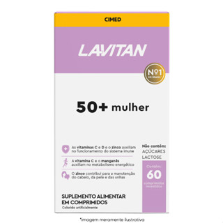 Multivitaminico Lavitan 50+ Mulher com 60 Comprimidos