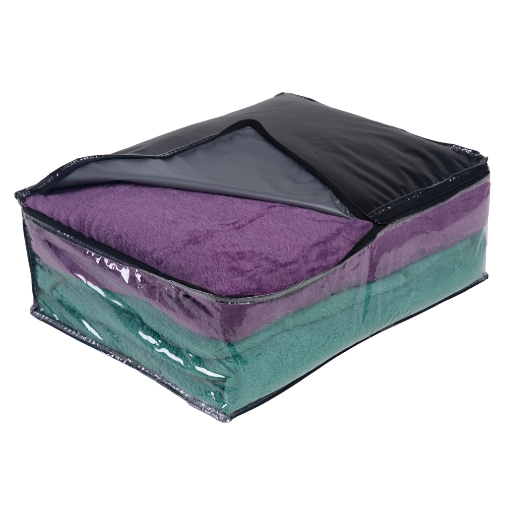 5 Sacos Organizadora 40 X 15 X 30 Reutilizável Anti Mofo Multiuso Guarda Roupa