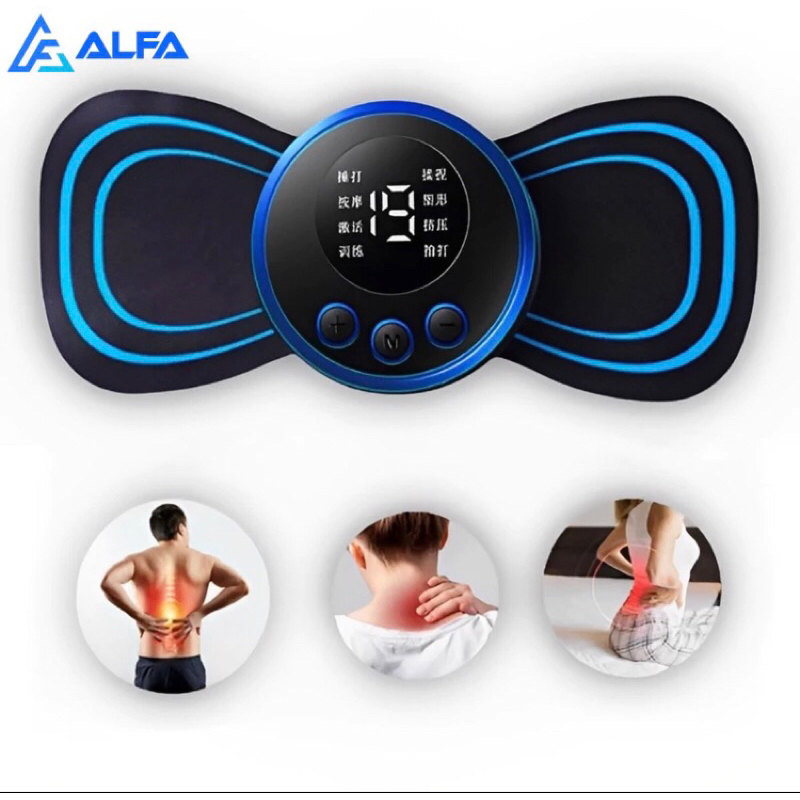 Mini Massageador de Cervical Elétrico Portátil Alivia Dores Corpo Pescoço
