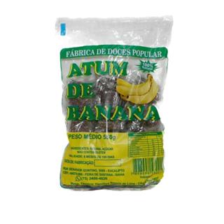Atum de Banana 100 % Natural 550g - Doces Popular