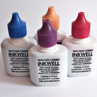 Tinta para Carimbo/Tinta para almofada - 40 ML em Oferta na Shopee