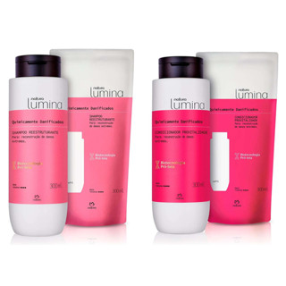 Linha Lumina Cabelos Quimicamente Danificados Natura: Shampoo ou Condicionador