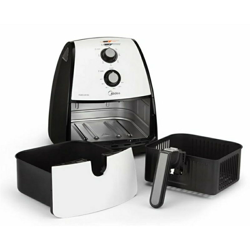 Fritadeira Airfryer 4L cor Branca Midea 220 volts outlet