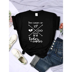 Camiseta 100% Algodão Marilia Mendonça Para sempre em Todos os Cantos Blusa Unissex