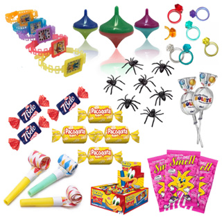 Kit Doces Brinquedos Festa 100 Uni. Sacolinha Surpresa Mini Brinquedos Lembrancinha Guloseimas Doces em Oferta na Shopee
