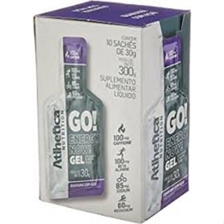 Go! Energy Gel Repositor Com Cafeína - 10 Sachês - Atlhetica