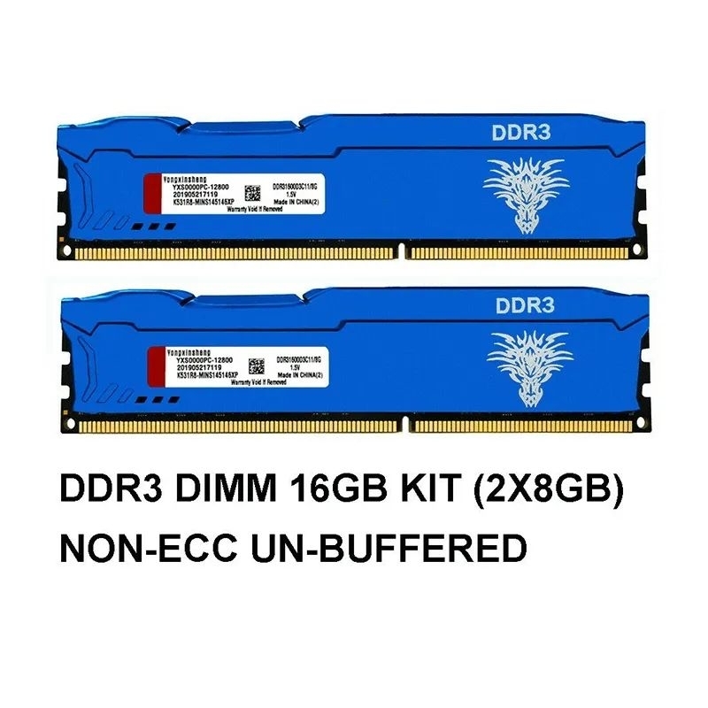 Memória Game RAM DDR3 8GB 1866MHZ de frequência 1.5V