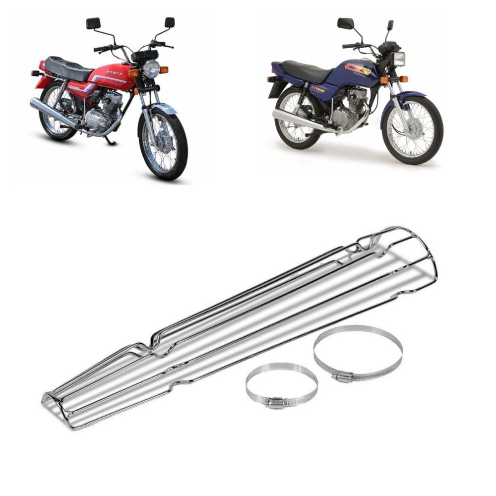 Protetor De Escape Pro Tork Modelo Original Tela Today 125 1990/94 / Titan 125 1