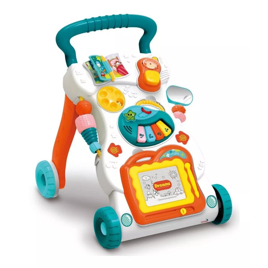 Andador Educativo Infantil Musical Com Brinquedos