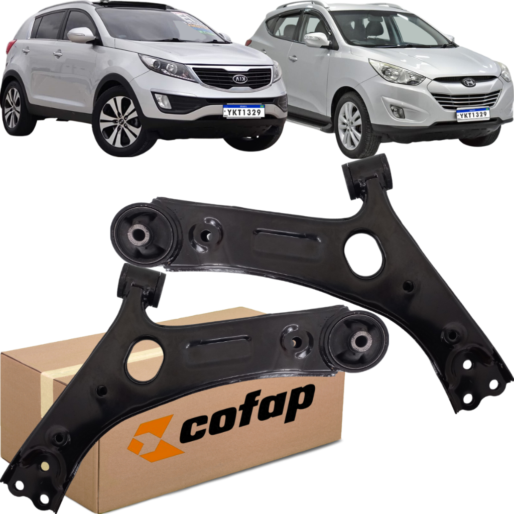 Par Bandeja Balança Dianteira Original Cofap IX35 Sportage em Oferta na Shopee