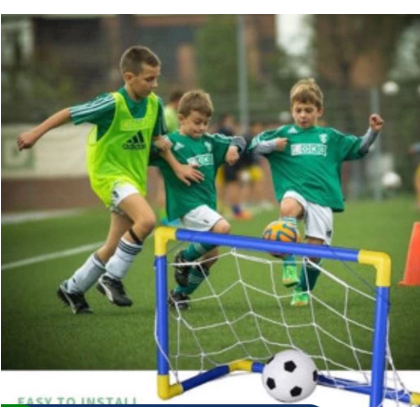 Kit Futebol mrnino Golzinho Mini Trave Rede, Bola E Bomba de encher brinquedo para menino