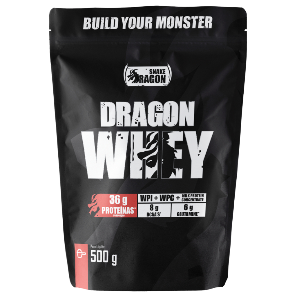 Dragon Whey - Aumento de peso e ganho de massa Whey Protein Concentrado e Isolado + Vitaminas e Minerais