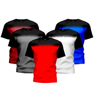 Kit 5 Camisetas Masculinas Sublimadas Esportivas