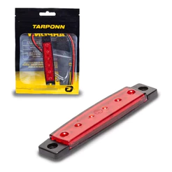 Lanterna Lateral Caminhao Caçamba Baú Van 12v 24v Vermelho
