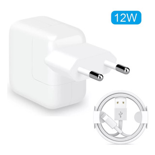 Fonte Carregador 12W Rápido Com Cabo Usb Para iPad 4 5 iPhone 6s 7 8 X Se 11