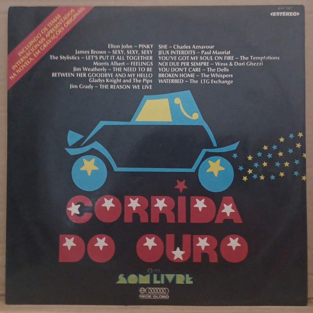 LP Disco De Vinil Corrida Do Ouro - Trilha Internacional Da Novela - LP Ótimo Capa Laminada Muito Boa Ler Descrição