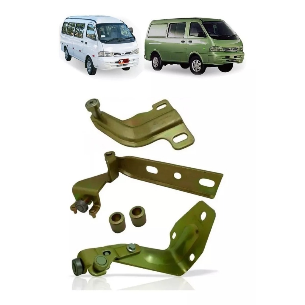 Kit Guia Porta Correr Lateral Kia Besta Gs 1998 Até 2004