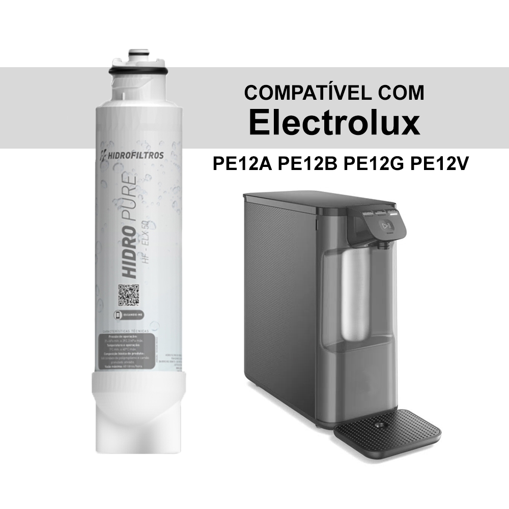 Refil Filtro Purificador Compatível Electrolux PE12A PE12B PE12G PE12V