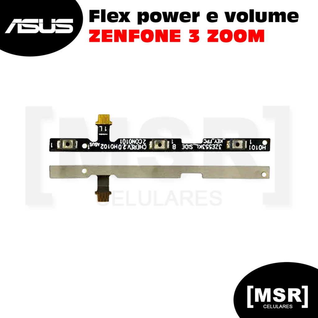 Flex power e volume celular ASUS modelo ZENFONE 3 ZOOM