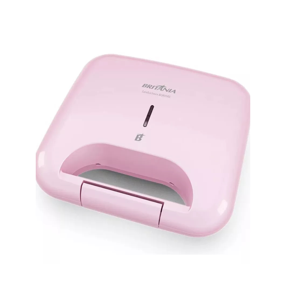 Sanduicheira Britânia BGR05RS Rosa Antiaderente 750W