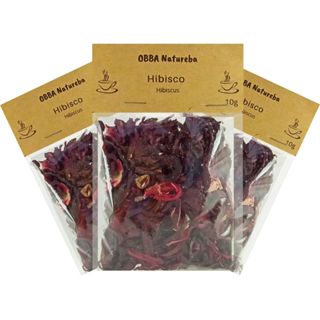 kit 3 Chás Hibisco Legítimo Hibiscus