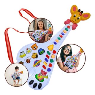 Brinquedo Guitarra Fazendinha Girafa Com Sons De Bichos