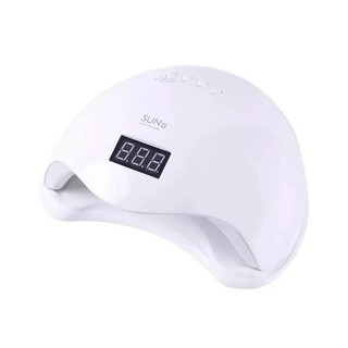 Cabine LED UV Sun 5 48W Bivolt com Timer Digital e Sensor para Unha em Gel Rosa ou Branca