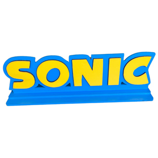 Display Palavra Sonic Festa Decoração Mdf em Oferta na Shopee