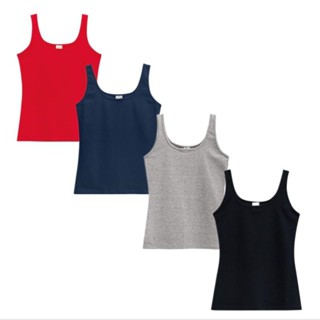 BLUSA REGATA ADULTO EM ALGODÃO COM ELASTANO MALWEE P-M-G-GG