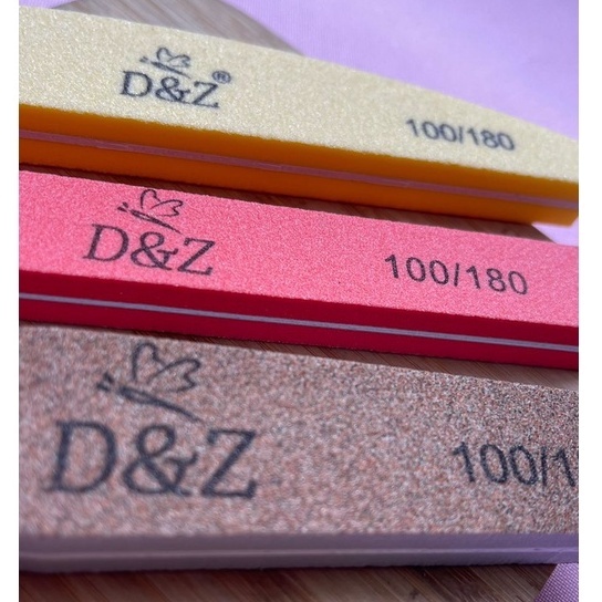 Lixa Polidora D&Z Para Unhas Profissional Caixão/Bumerangue/Reta