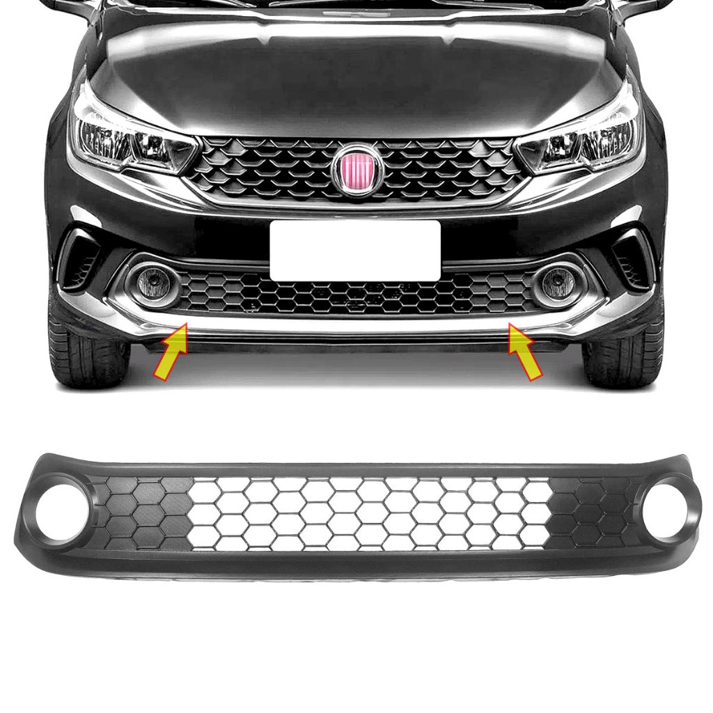 Grade Inferior Fiat Argo 2017 2018 2019 2020 2021 Com Furo