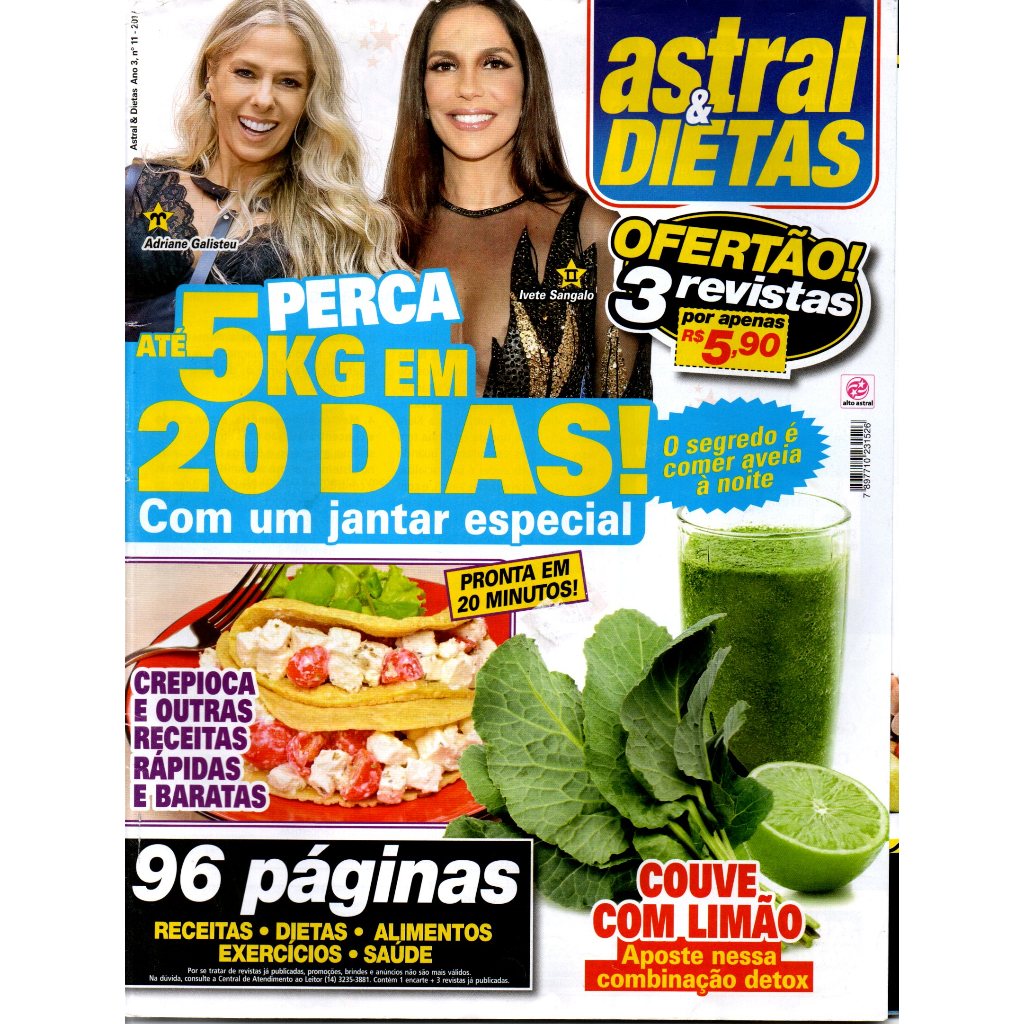 Revista Astral E Dietas, Ano 3, Nº 11, 2017