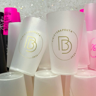 copos eco para formatura kit com 50 unidades 500ml
