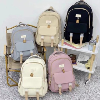 Mochila Reforçada Casal Feminina Escolar Grande Capacidade Mochila De Coreana Promocao em Oferta na Shopee