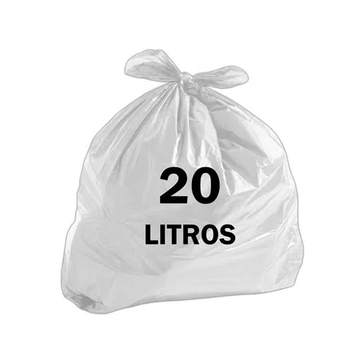 Saco de Lixo Branco 20 Litros com 100 Unidades direto da fabrica