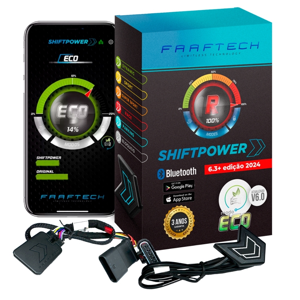 Pedal Shiftpower Chip Modulo Acelerador Honda city Civic hrv wrv fit Sp20+ bluetooth 6.0+ modo eco