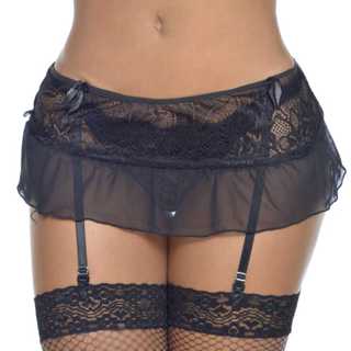 Cinta Liga Sainha De Renda Em Tully Elastano + Persex