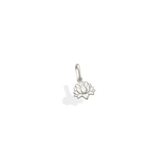 Pingente de Prata 925 Flor de Lótus liso