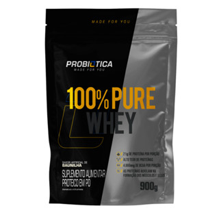 Whey Protein 100% Pure - Refil - Probiótica - 900g em Oferta na Shopee