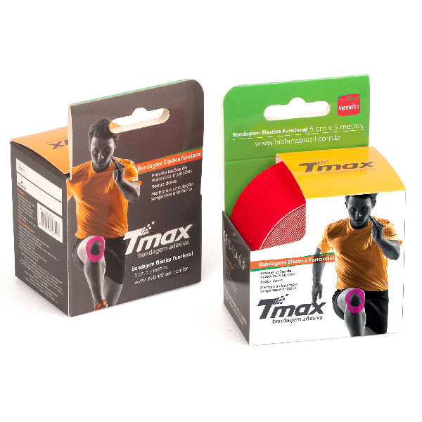 Bandagem Elástica 5cm X 5m - Fita Kinesio Tape Ortopedia Fisioterapia