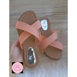 Rasteira sandália feminina tira x confortável promoção