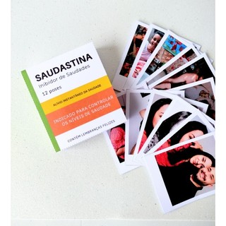 Caixinha saudastina com fotos - mini fotos